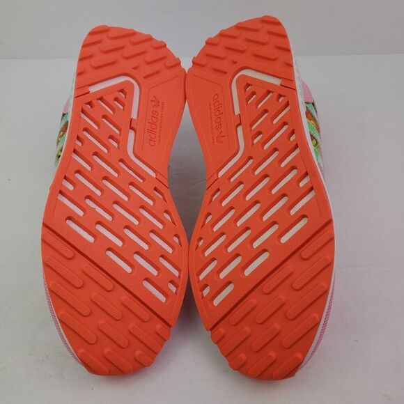 Adidas Multix J Girls Size 6.5Y Womens Sz 7.5 Pink Floral Sneaker Shoes HR1218 - Picture 7 of 8